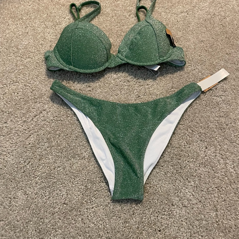 Victoria's Secret Sparkling Green Bikini
